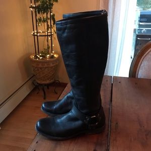 Frye Harness Boots - Size 7 - Black
